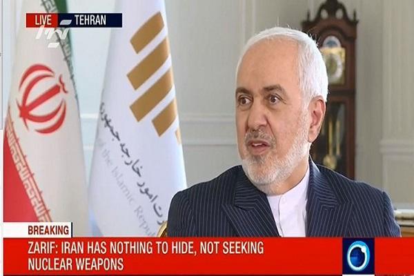 ایران چیزی برای مخفی کردن ندارد؛ دنبال ساخت سلاح نیستیم