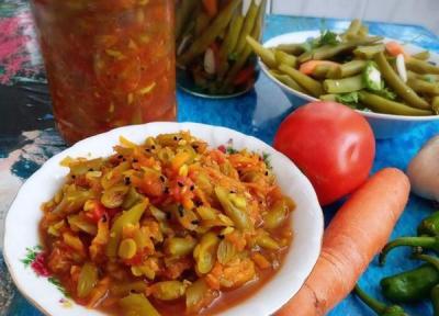 طرز تهیه ترشی لوبیا سبز، خوشمزه اشتها برانگیز